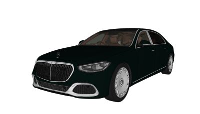 超精细汽车模型 奔驰S Mercedes-Maybach S-Class